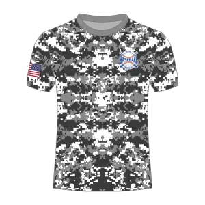 CA Dri Fit Shirt Gray Black Camo
