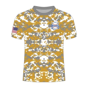CA Dri Fit Shirt Gray Gold Camo
