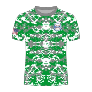 CA Dri Fit Shirt Gray Green Camo