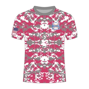CA Dri Fit Shirt Gray Pink Camo