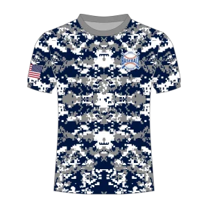 CA Dri Fit Shirt Gray Navy Camo