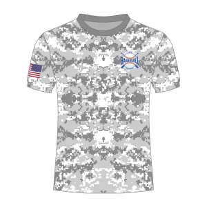 CA Dri Fit Shirt Gray White Camo