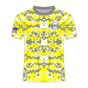 CA Dri Fit Shirt Gray Yellow Camo