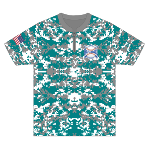 CA Cage Jacket Gray Teal Camo