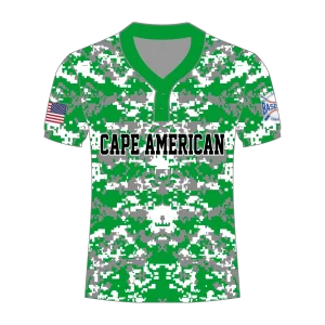 CA Two Buttons Jersey Gray Green Camo