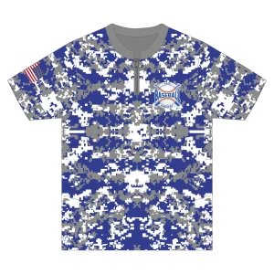 CA Cage Jacket Gray Royal Blue Camo