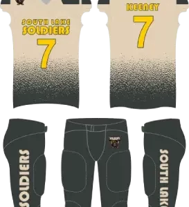 Football Uniform Olive Green