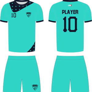 Soccer Uniform Turquoise Navy