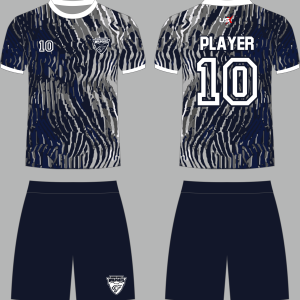 Soccer Uniform Navy White