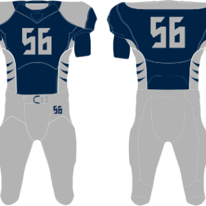 Football uniform Navy Blue Gray