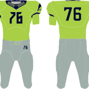 Football Uniform Green Gray