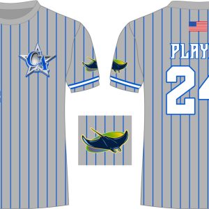 CA Dri Fit Shirt Grey Rays