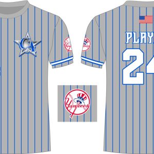 CA Dri Fit Shirt Grey Yankees