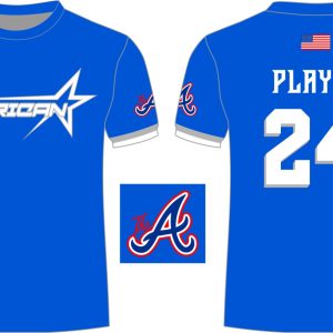 CA Dri Fit Shirt Blue Braves