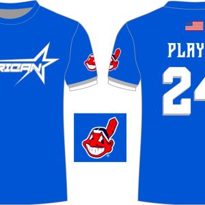 CA Dri Fit Shirt Blue Indians