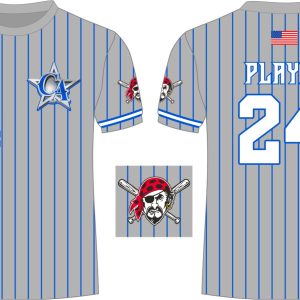 CA Dri Fit Shirt Grey Pirates