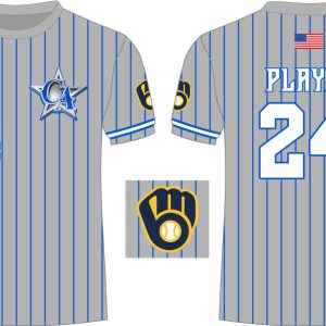 CA Dri Fit Shirt Grey Brewers