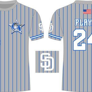 CA Dri Fit Shirt Grey Padres
