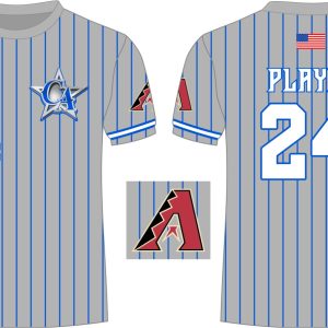 CA Dri Fit Shirt Grey Diamondbacks