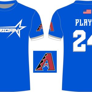 CA Dri Fit Shirt Blue Diamondbacks