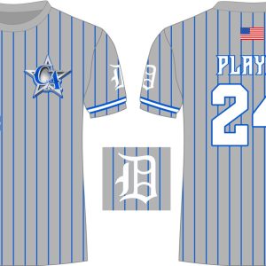 CA Dri Fit Shirt Grey Tigers