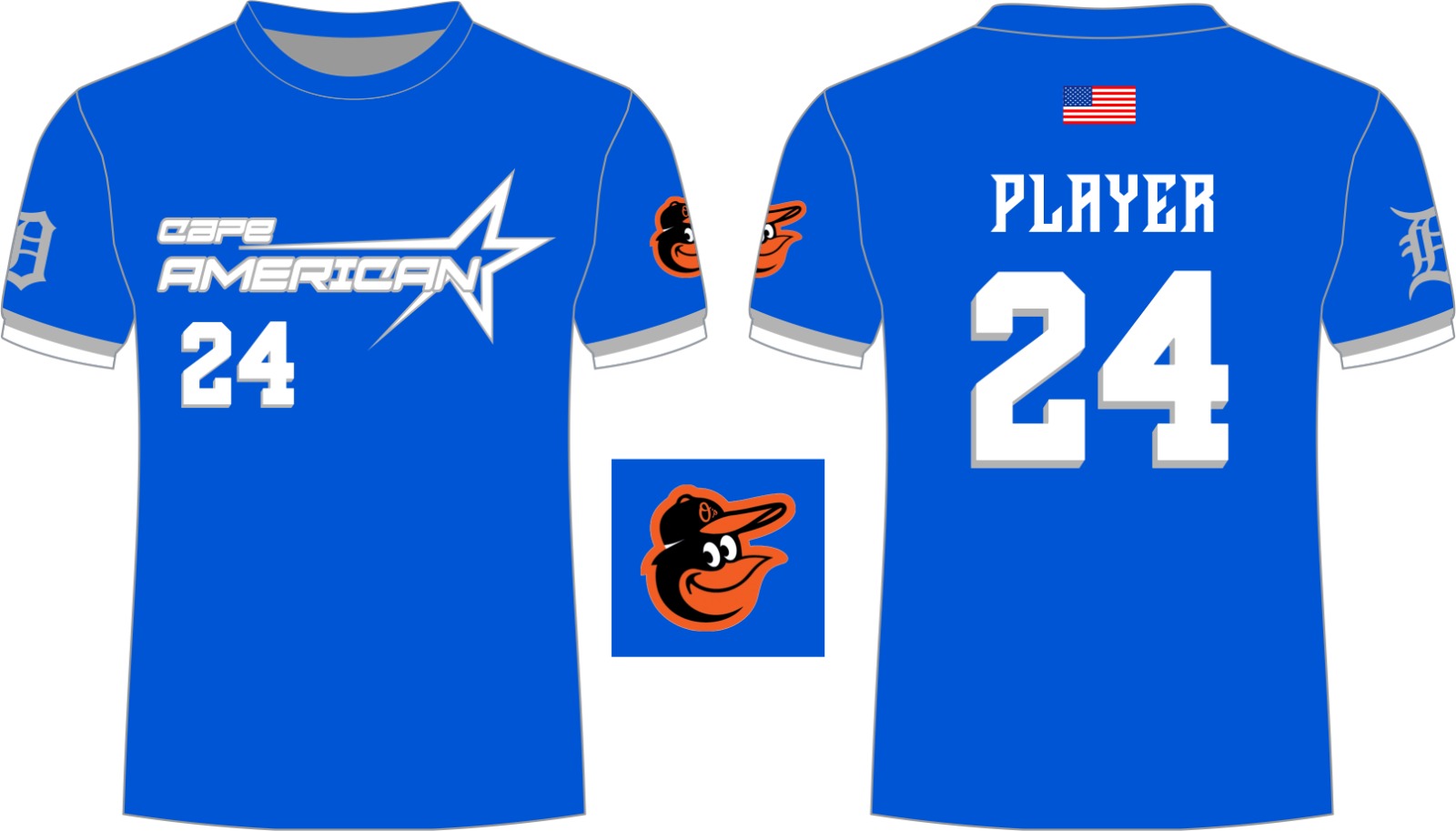 CA Dri Fit Shirt Blue Orioles