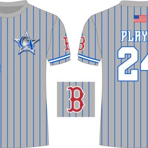 CA Dri Fit Shirt Grey Red Sox