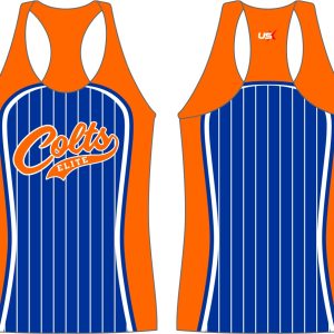 Colts Tank Top Orange Blue