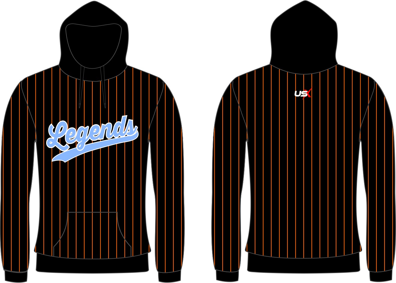 Legends Hoodie Black