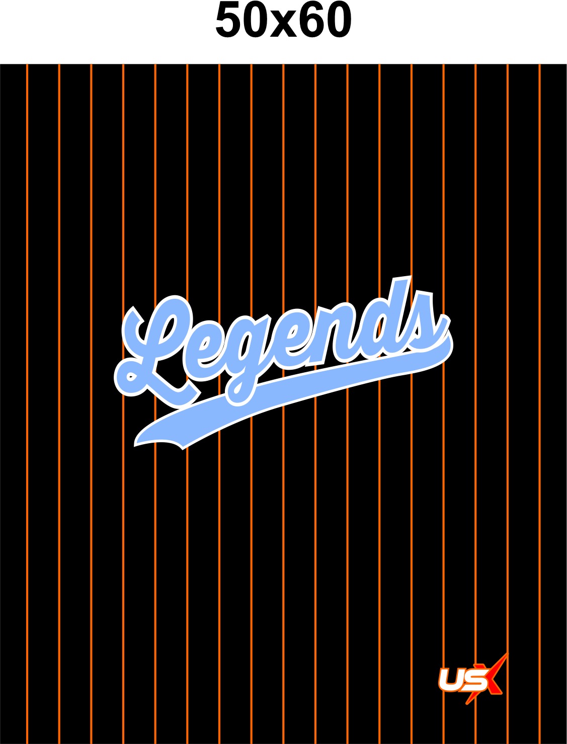 Legends Blanket 50X60 Black