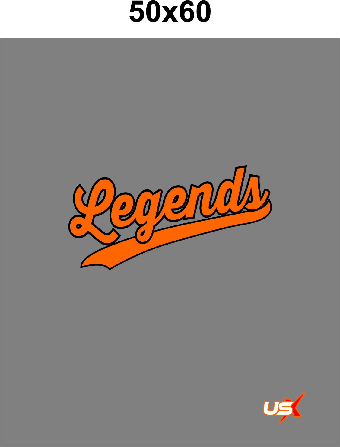 Legends Blanket 50X60 Grey