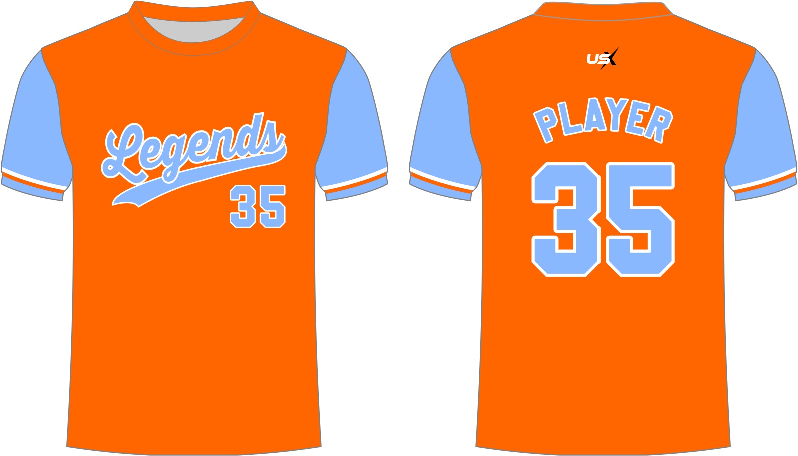 Legends Dri Fit Shirt Orange