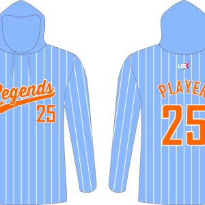 Legends Long Sleeve Hoodie Blue