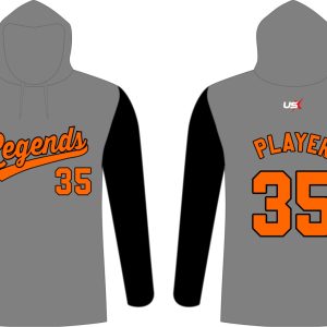 Legends Long Sleeve Hoodie Grey
