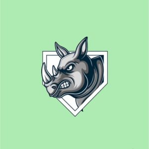 Rhinos Blanket 50X60 Mint