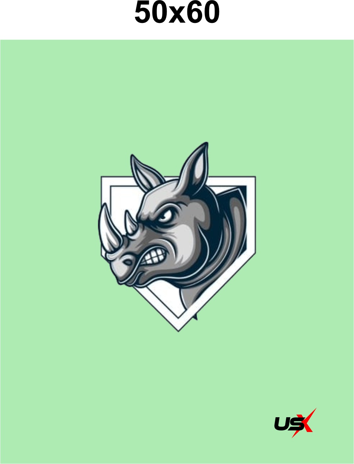 Rhinos Blanket 50X60 Mint