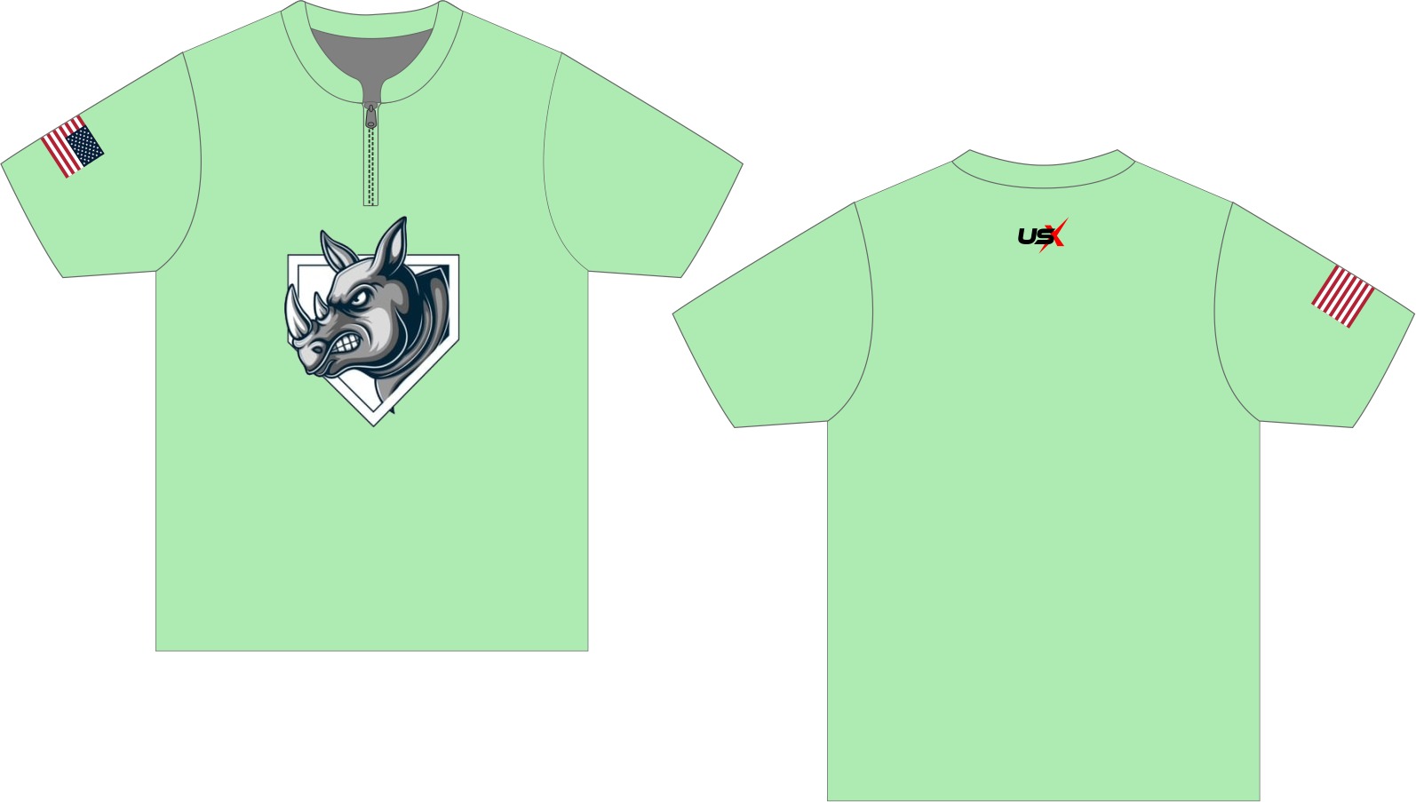 Rhinos Cage Jacket Mint