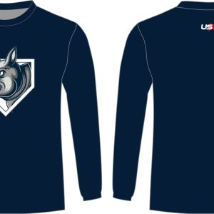 Rhinos Long Sleeve Shirt Navy
