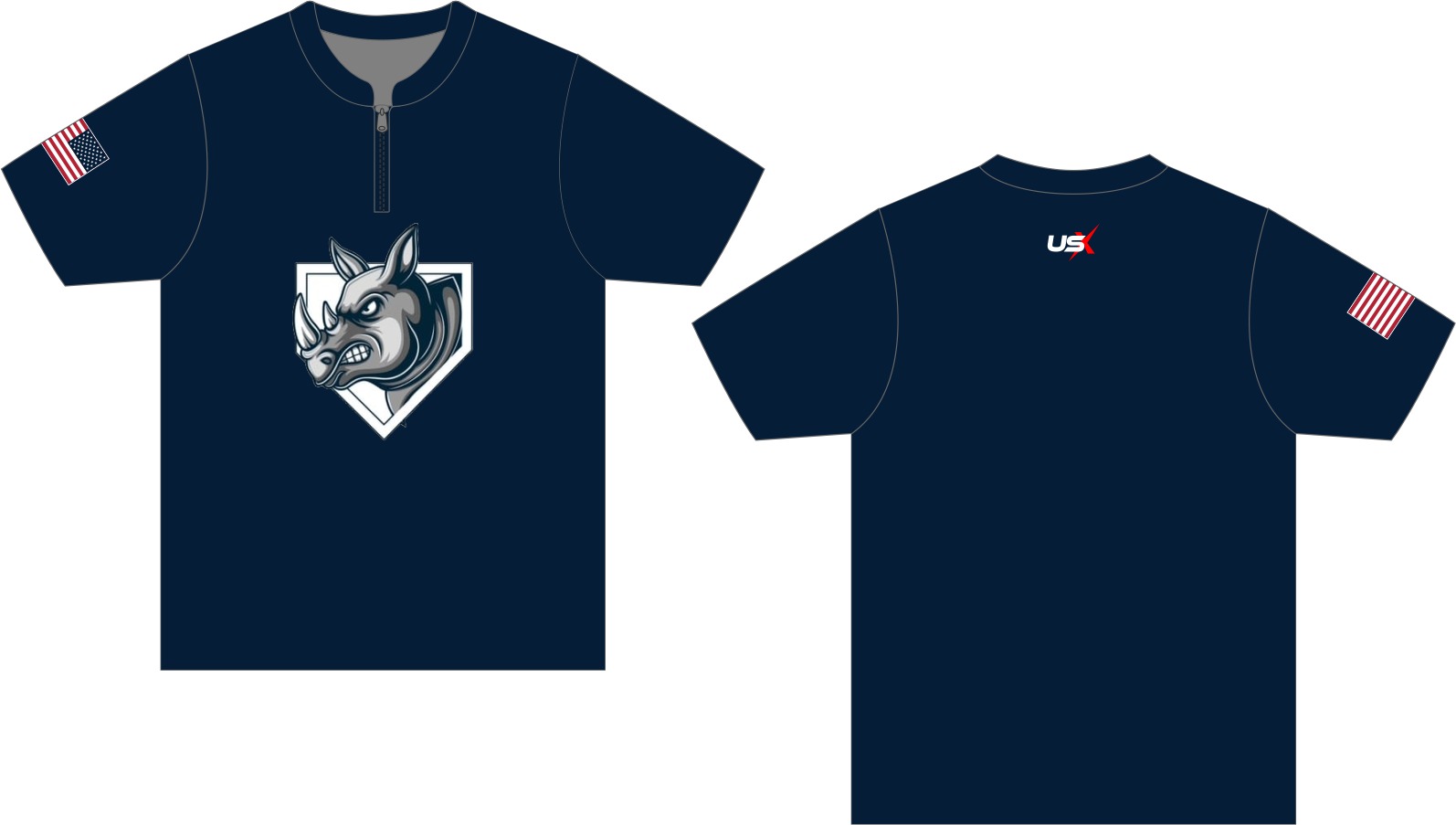 Rhinos Cage Jacket Navy