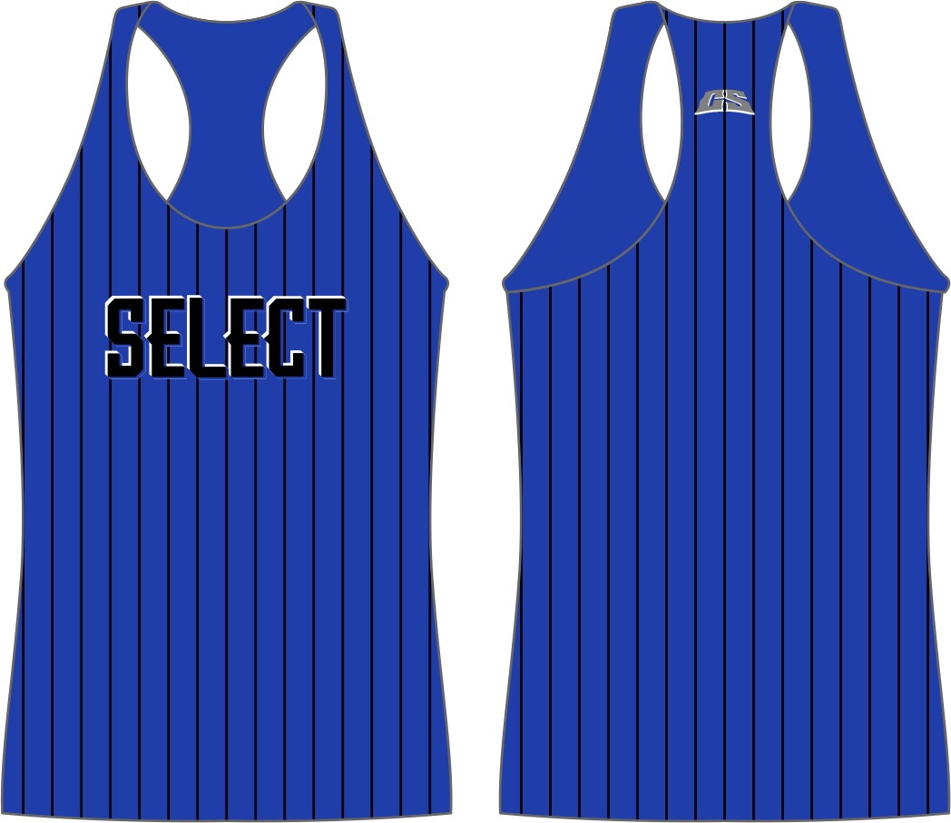 CS Tank Top Royal Blue Stripe