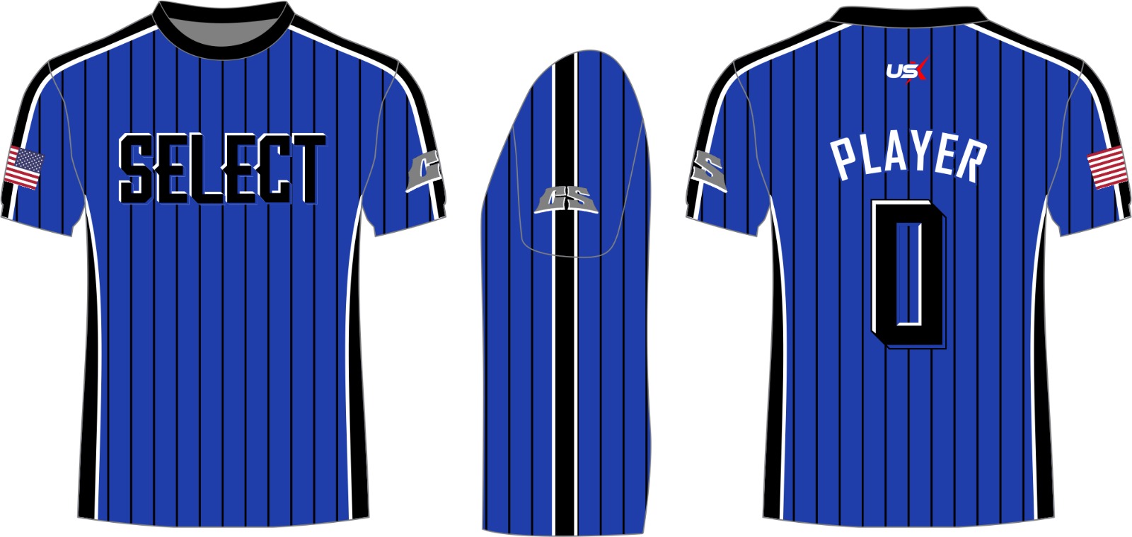 CS Dri Fit Shirt Blue Stripe