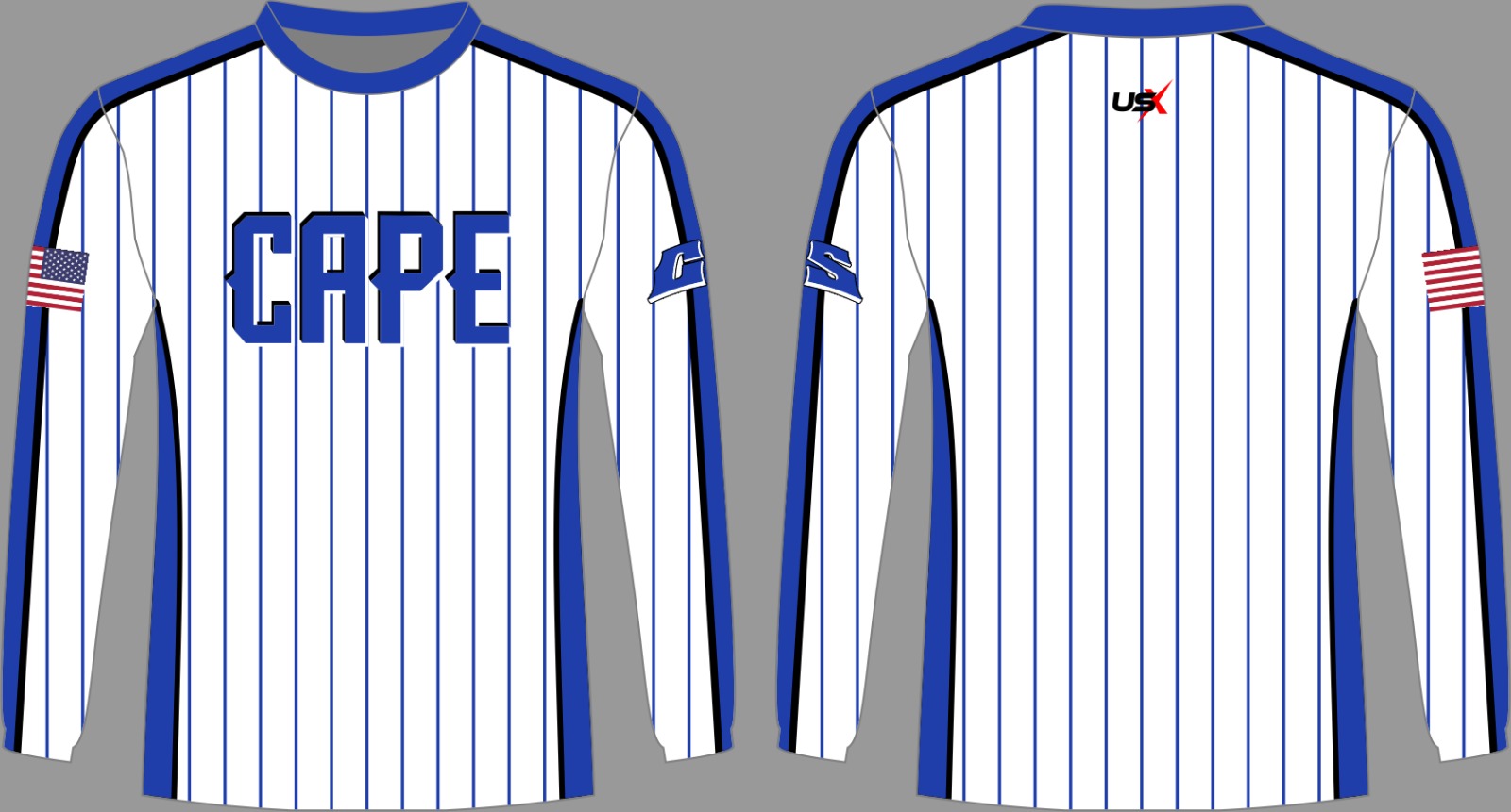 CS Long Sleeve Shirt White Stripe