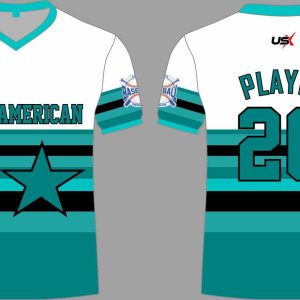 CA Crew Neck Dri Fit Shirt Teal Black