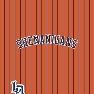 Shenanigans Blanket 50X60 Orange Striped