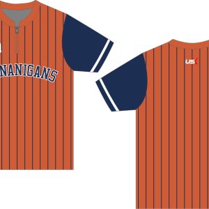 Shenanigans Cage Jacket Orange Stripe