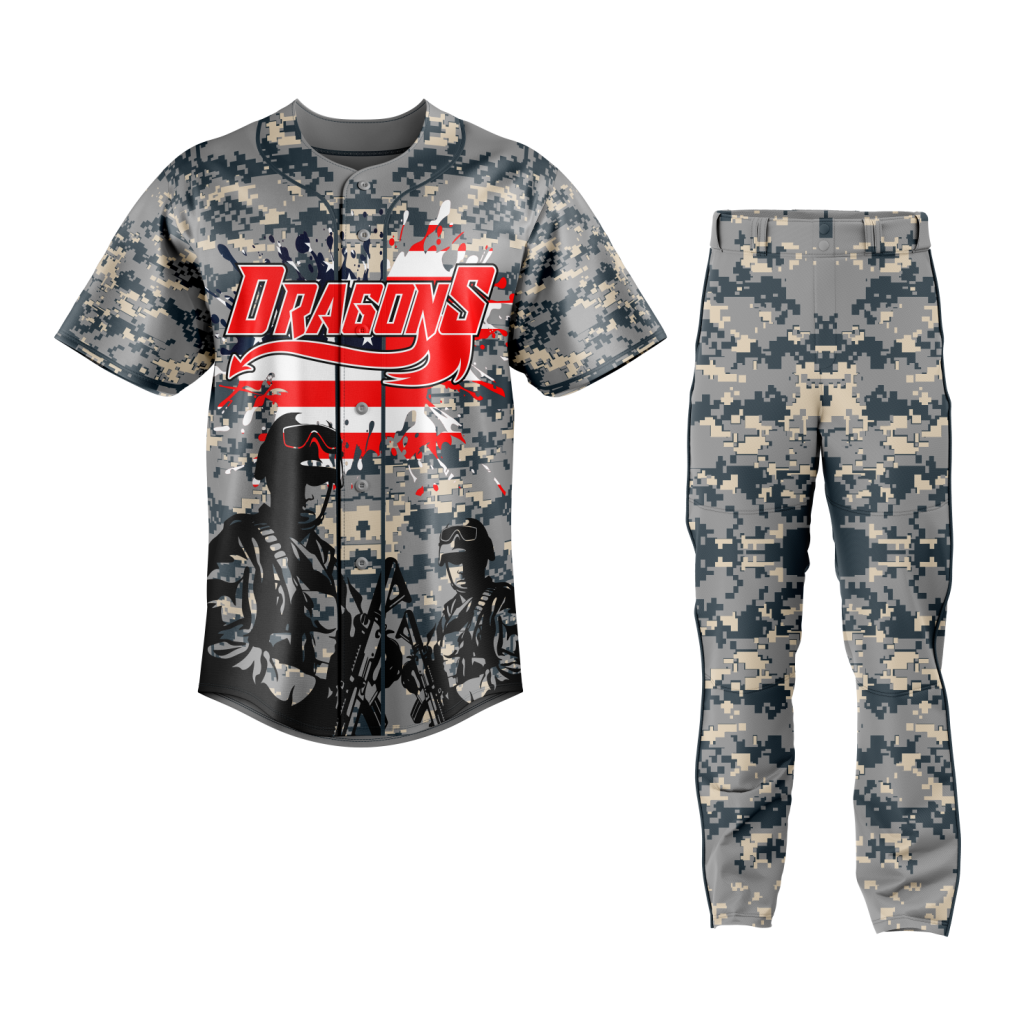 Baseball Camo Uniform