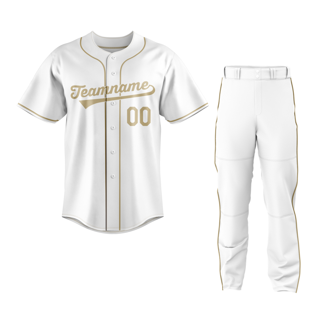 Baseball White Uniform