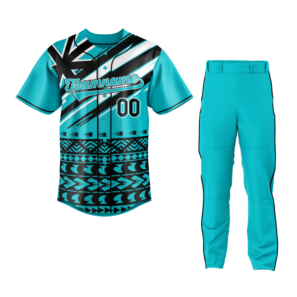 Baseball Teal Uniform