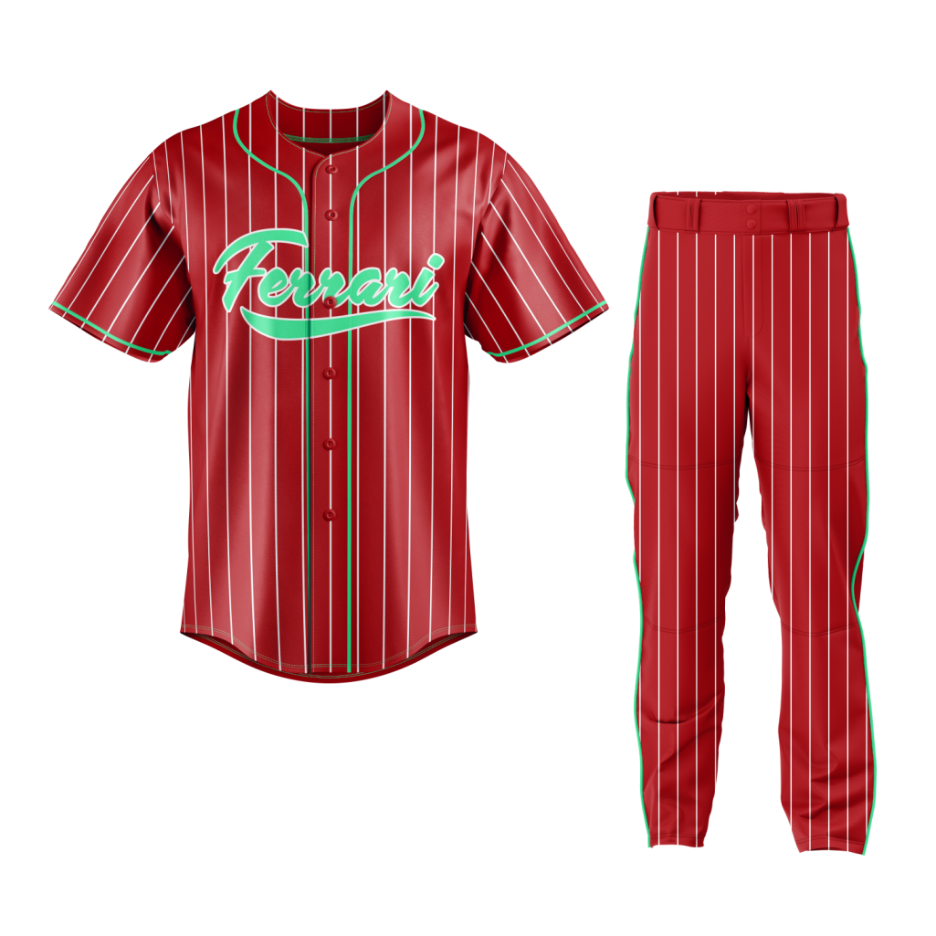 Baseball Red Stripe Uniform