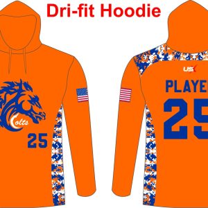 Colts Long Sleeve Hoodie Orange